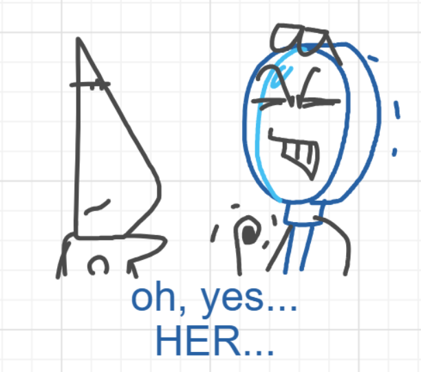 A panel from I've Been Everywhere, Man, episode nine of the Board Boards object show by Furretwalk/WalkingFurret.